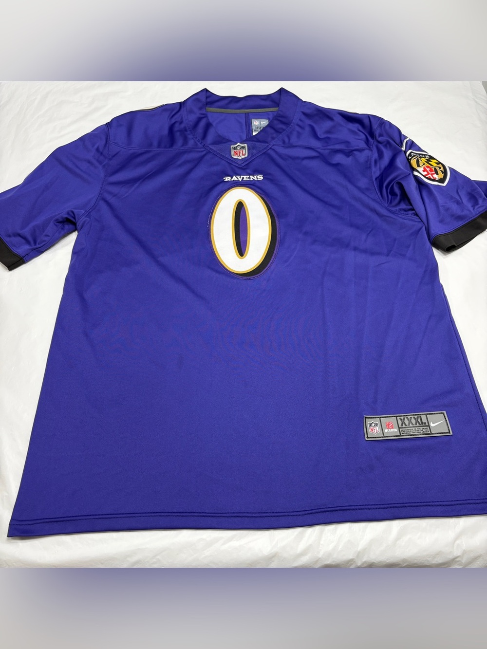 Baltimore Ravens Purple Nike Roquan Smith #0 NFL Football Jersey Men’s XXXL